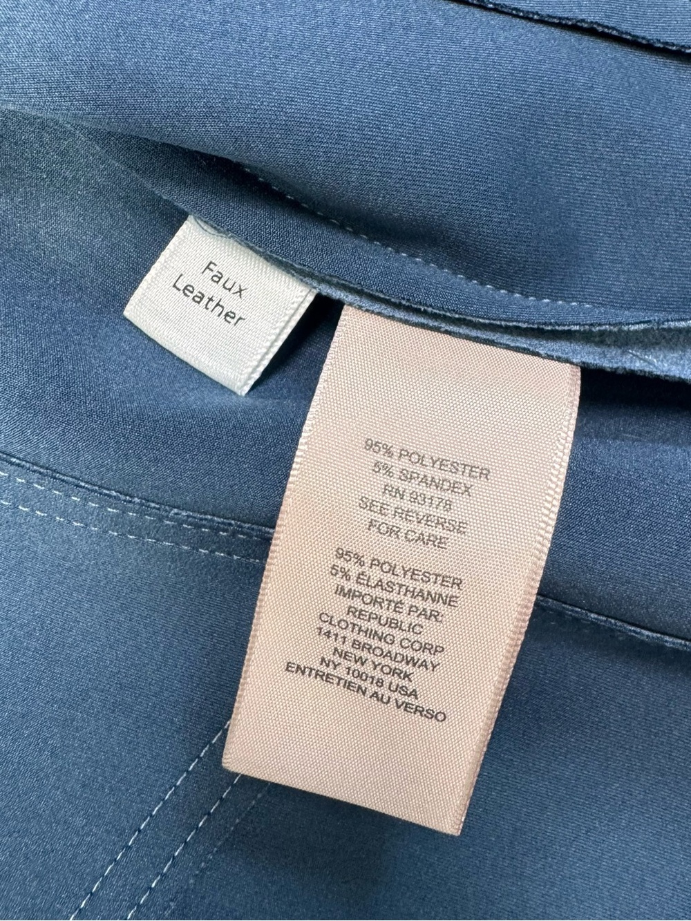 Philosophy Dusty Blue Shadow Faux Suede Sleeveless Moto Vest w/ Zipper, Small - Picture 7 of 16